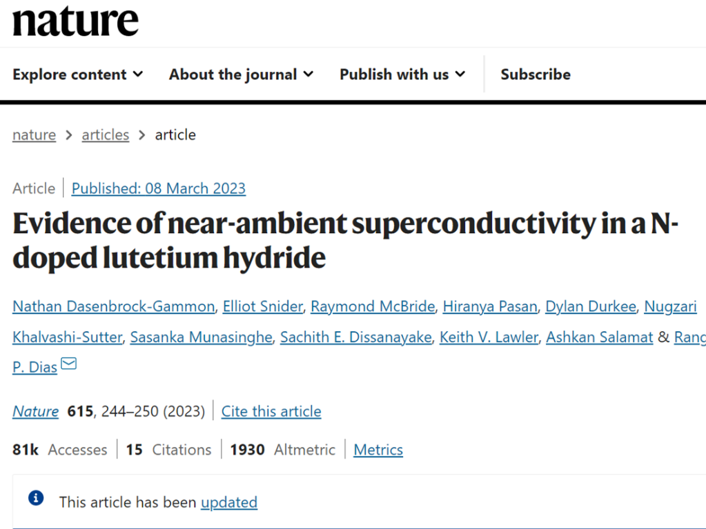 球盟会入口：特稿：从轰动全球到不能验证——美研究人员“突破性”室温超导研究“反转”记