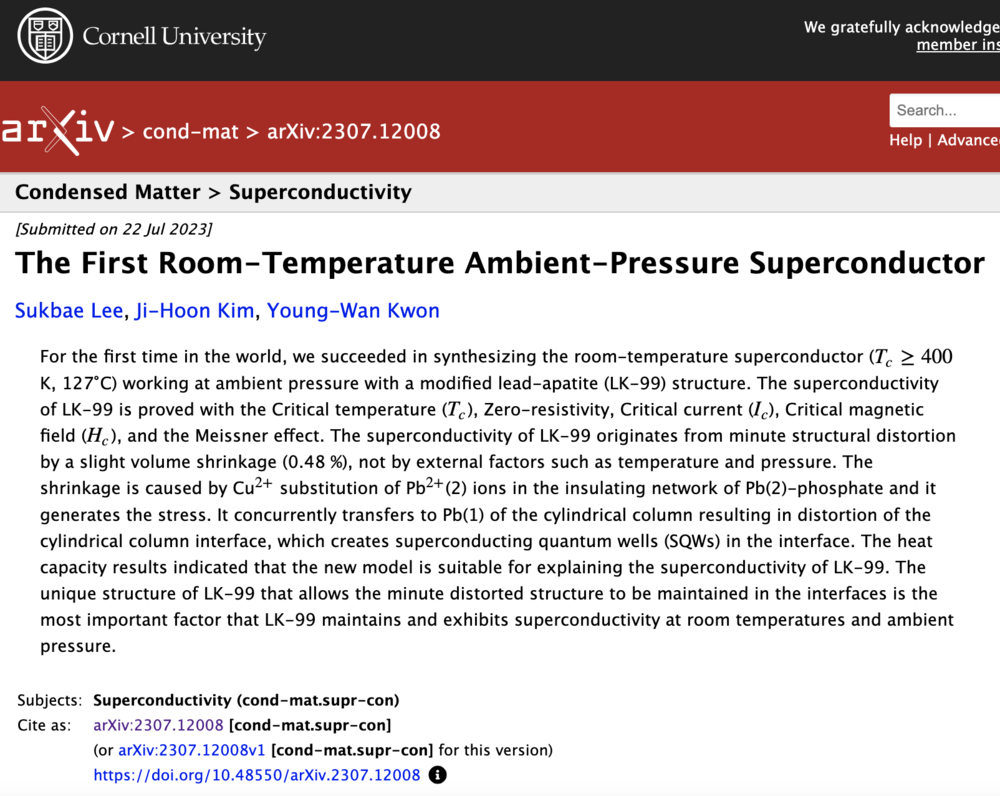 球盟会：华科复现韩国室温超导这回是真的？(图2)
